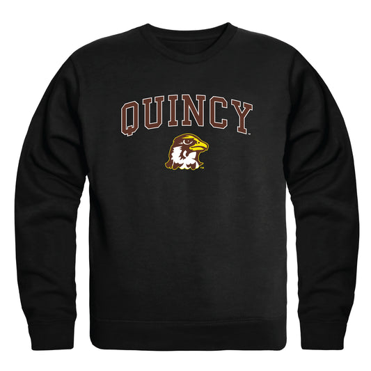 Quincy Hawks Campus Crewneck Pullover Sweatshirt Sweate