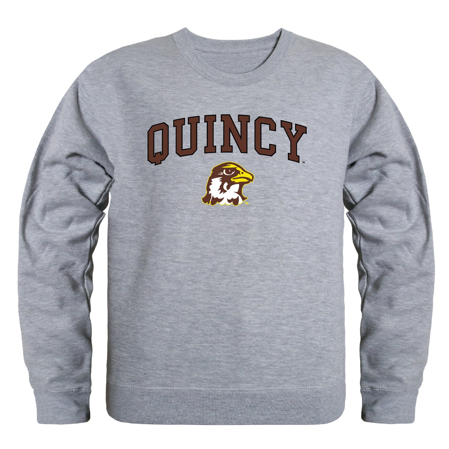 Quincy Hawks Campus Crewneck Pullover Sweatshirt Sweate