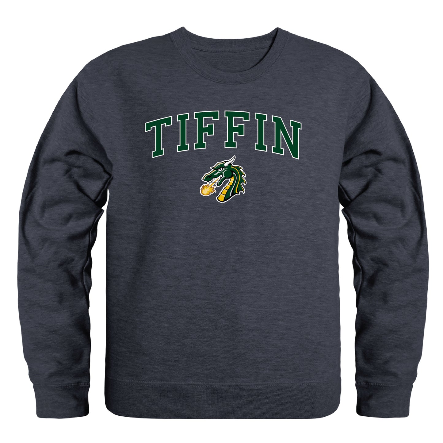 Tiffin Dragons Campus Crewneck Pullover Sweatshirt Sweate