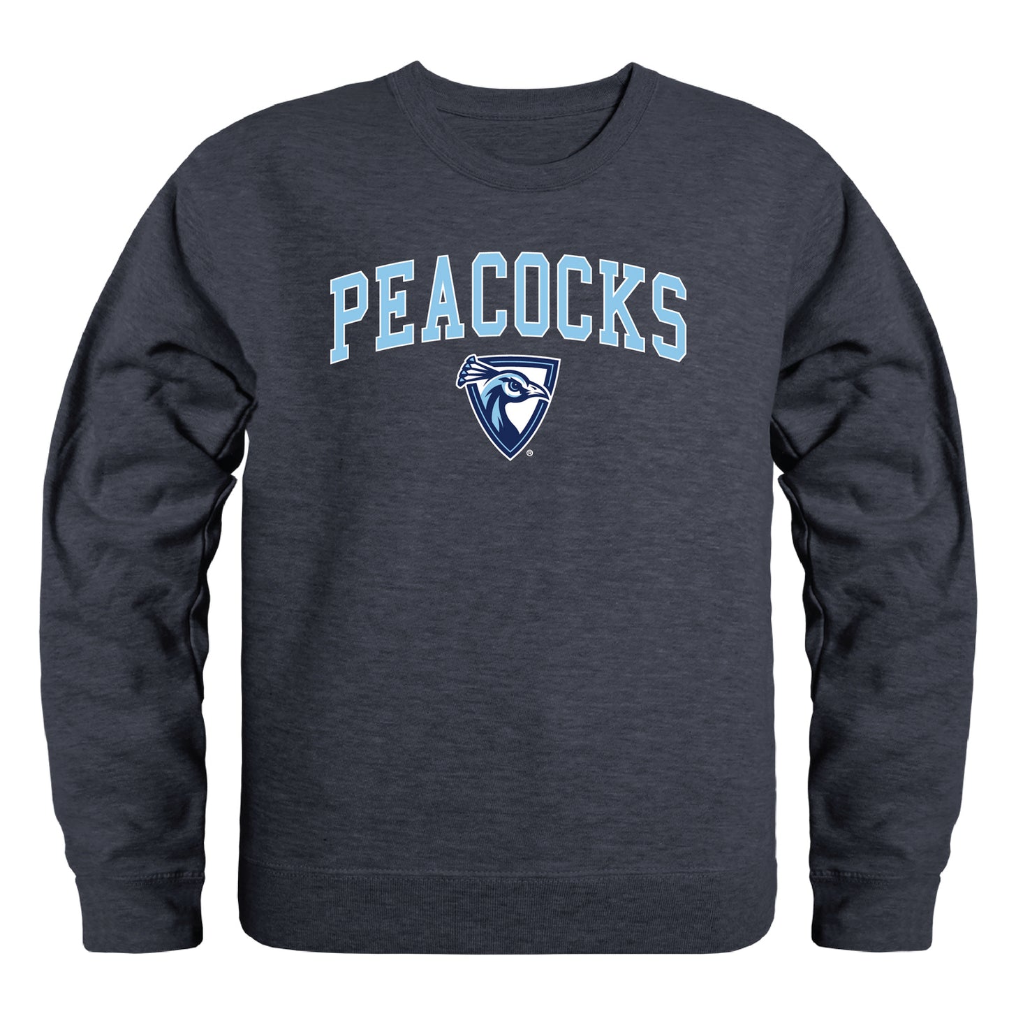 Upper Iowa Peacocks Campus Crewneck Pullover Sweatshirt Sweate