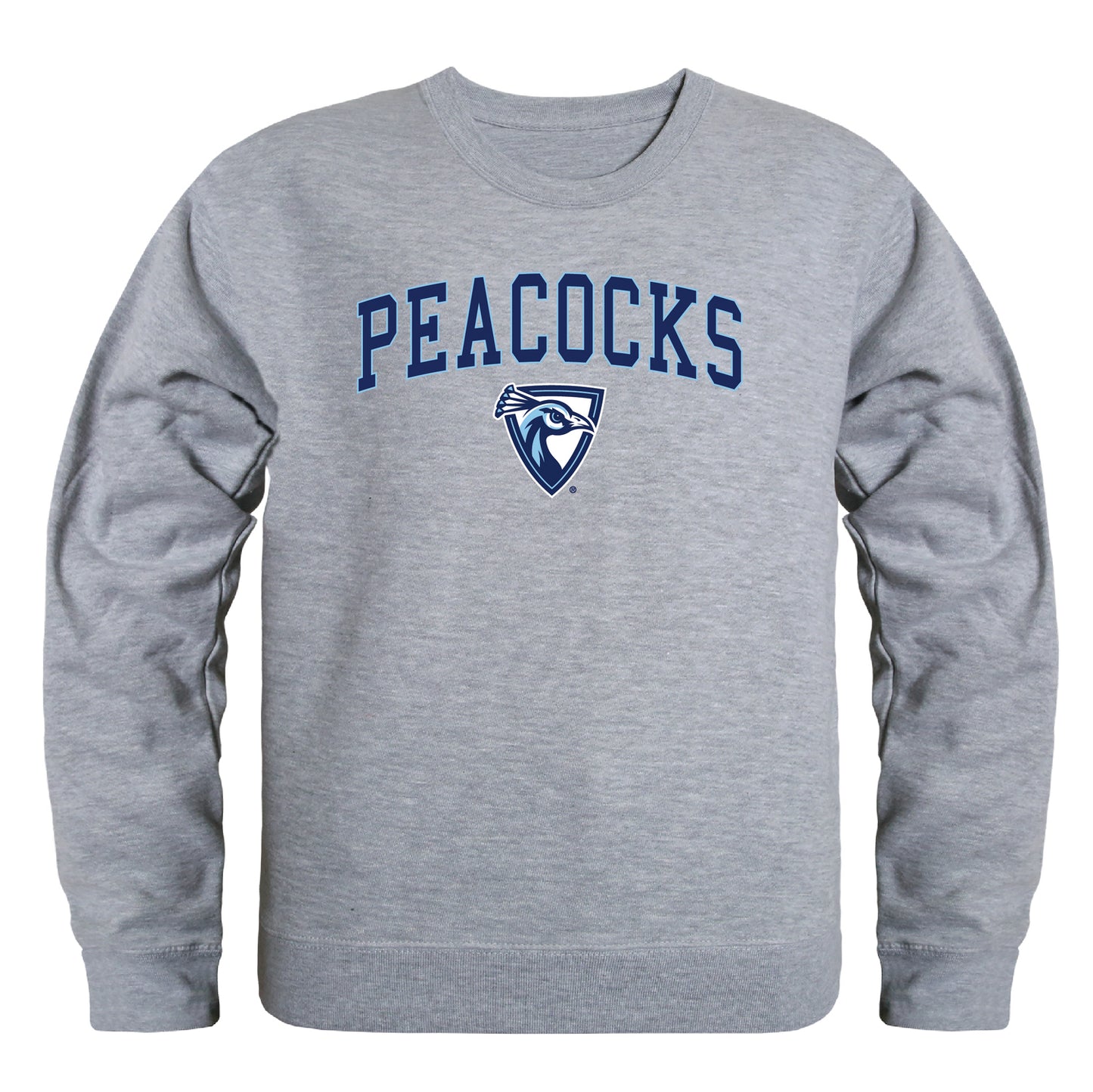 Upper Iowa Peacocks Campus Crewneck Pullover Sweatshirt Sweate