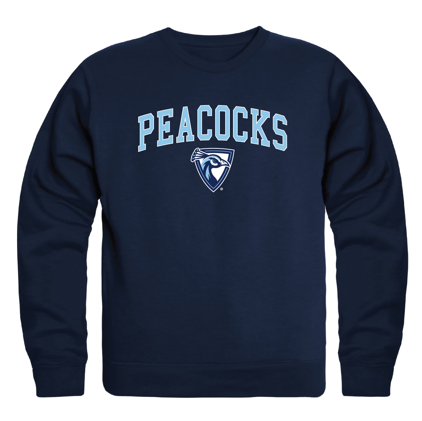 Upper Iowa Peacocks Campus Crewneck Pullover Sweatshirt Sweate