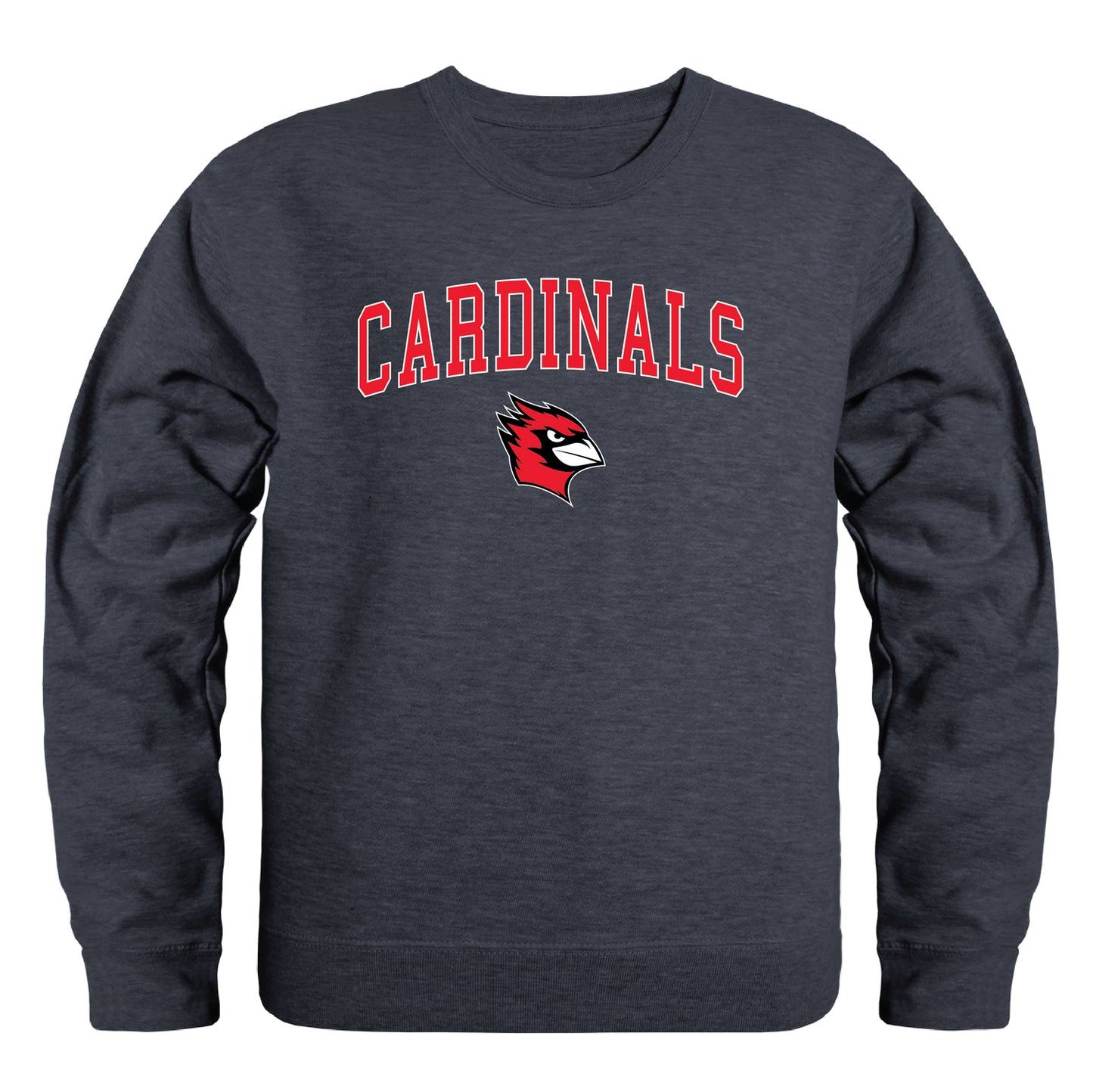 Wesleyan Cardinals Campus Crewneck Pullover Sweatshirt Sweate