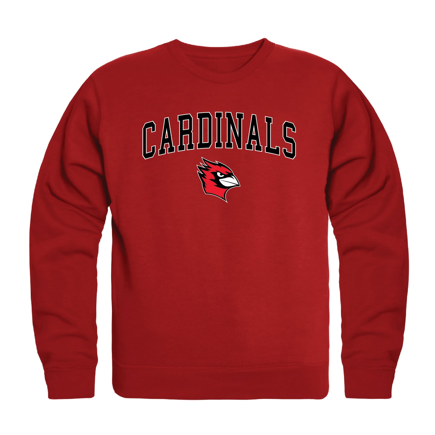 Wesleyan Cardinals Campus Crewneck Pullover Sweatshirt Sweate