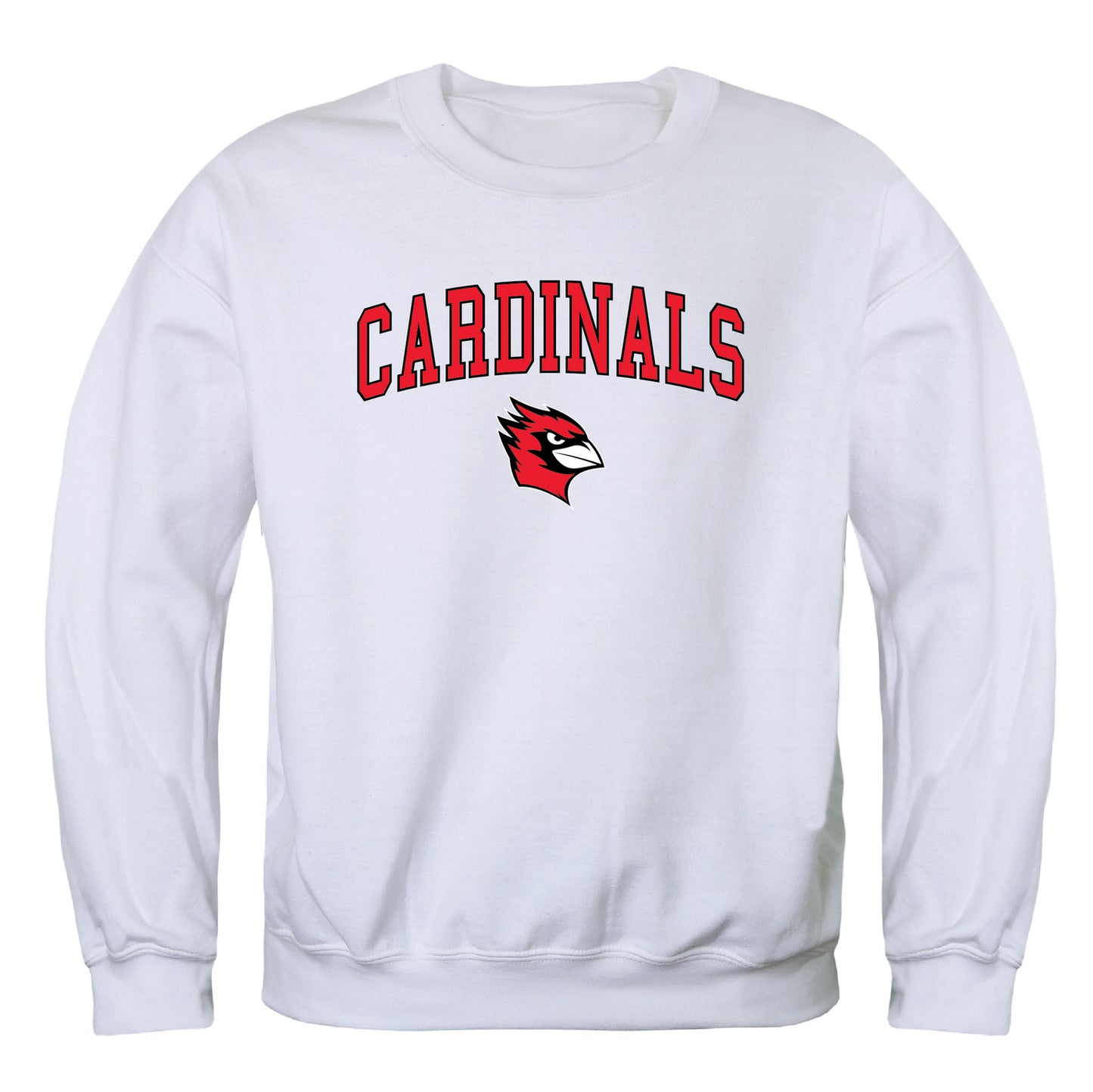 Wesleyan Cardinals Campus Crewneck Pullover Sweatshirt Sweate