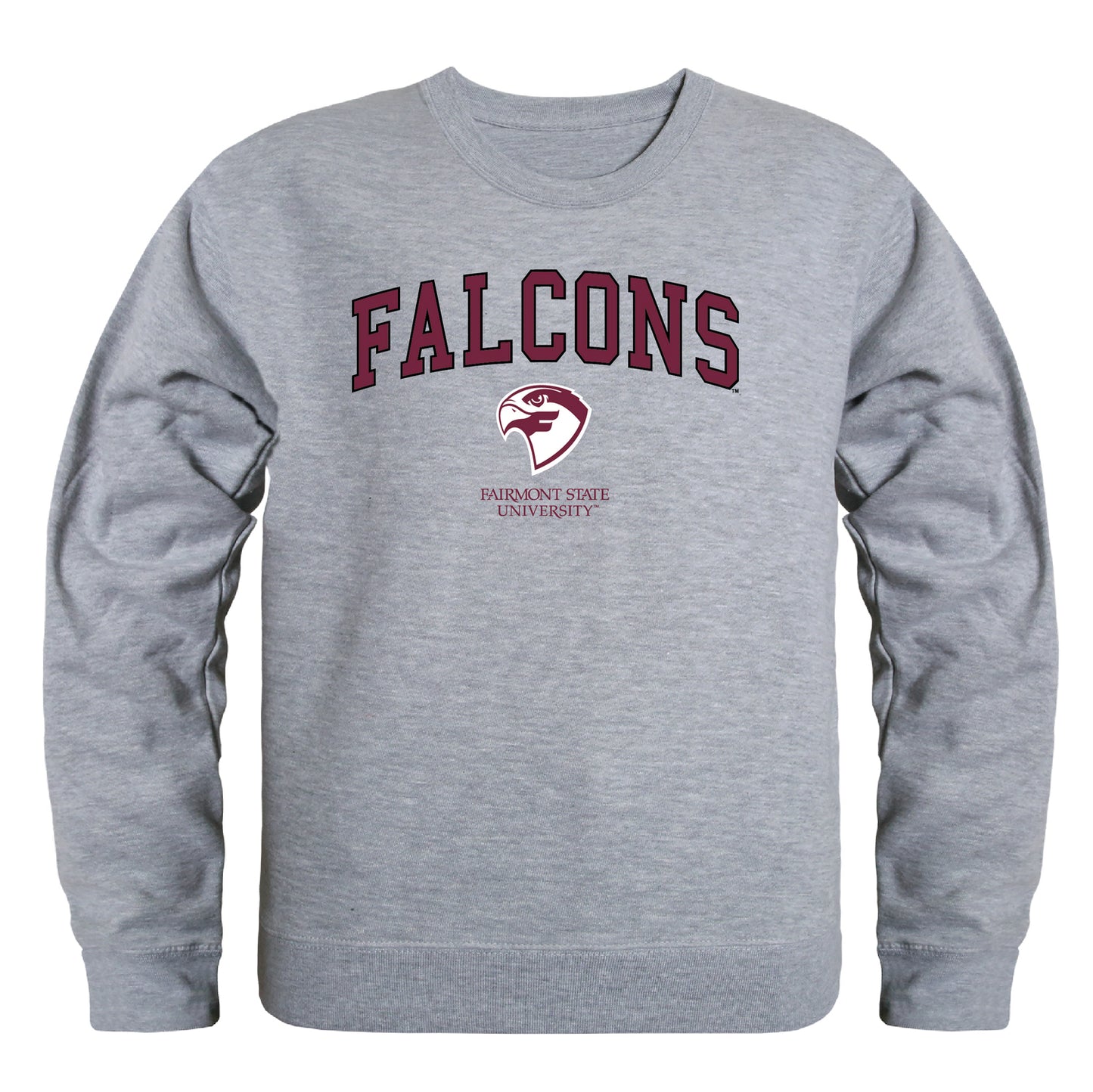 Fairmont State Falcons Campus Crewneck Pullover Sweatshirt Sweate