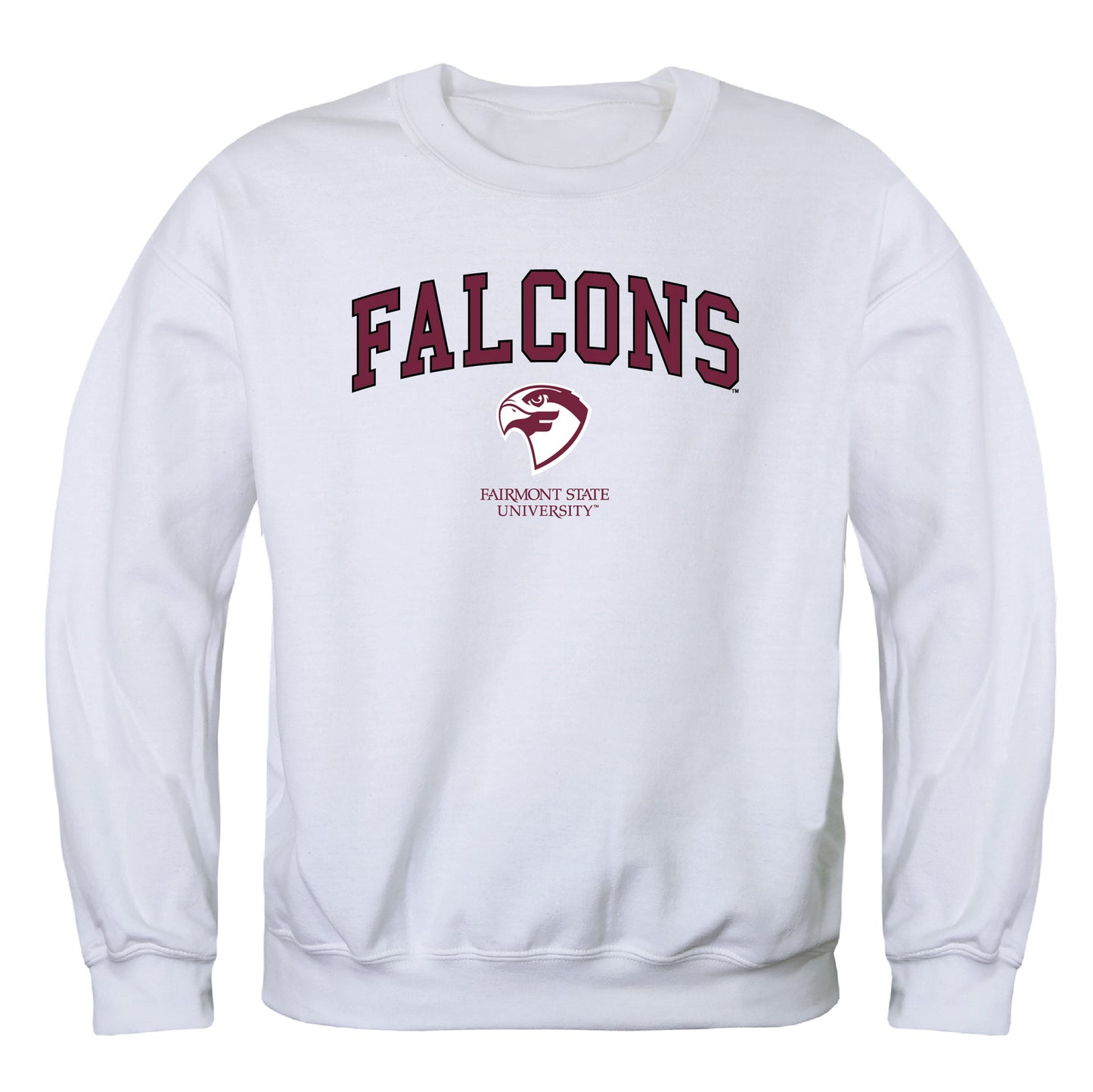 Fairmont State Falcons Campus Crewneck Pullover Sweatshirt Sweate