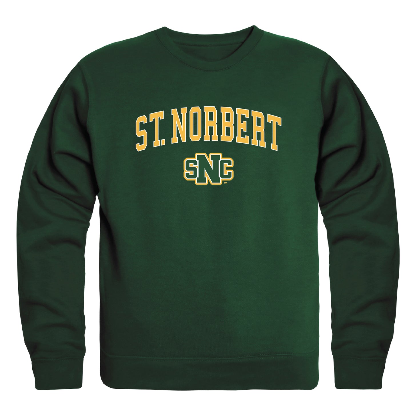 St. Norbert College Green Knights Campus Crewneck Pullover Sweatshirt Sweate