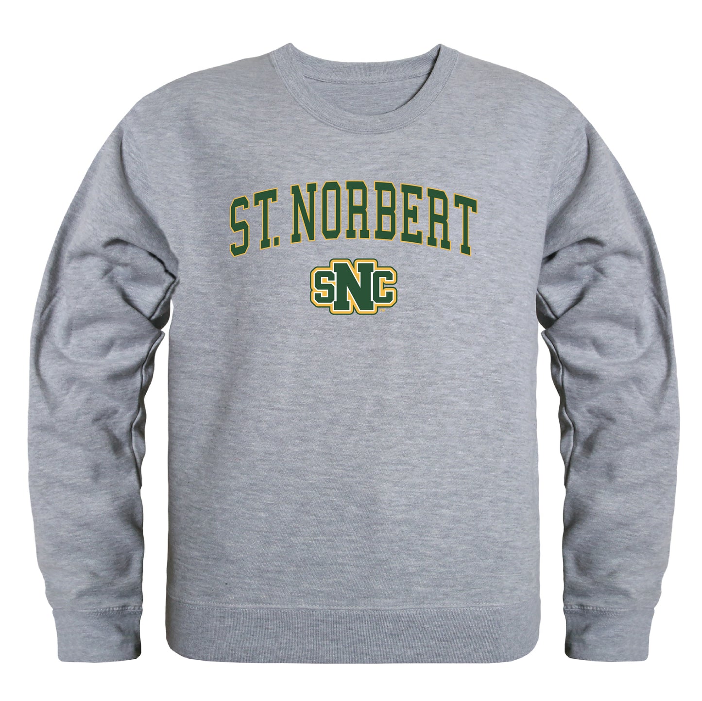 St. Norbert College Green Knights Campus Crewneck Pullover Sweatshirt Sweate