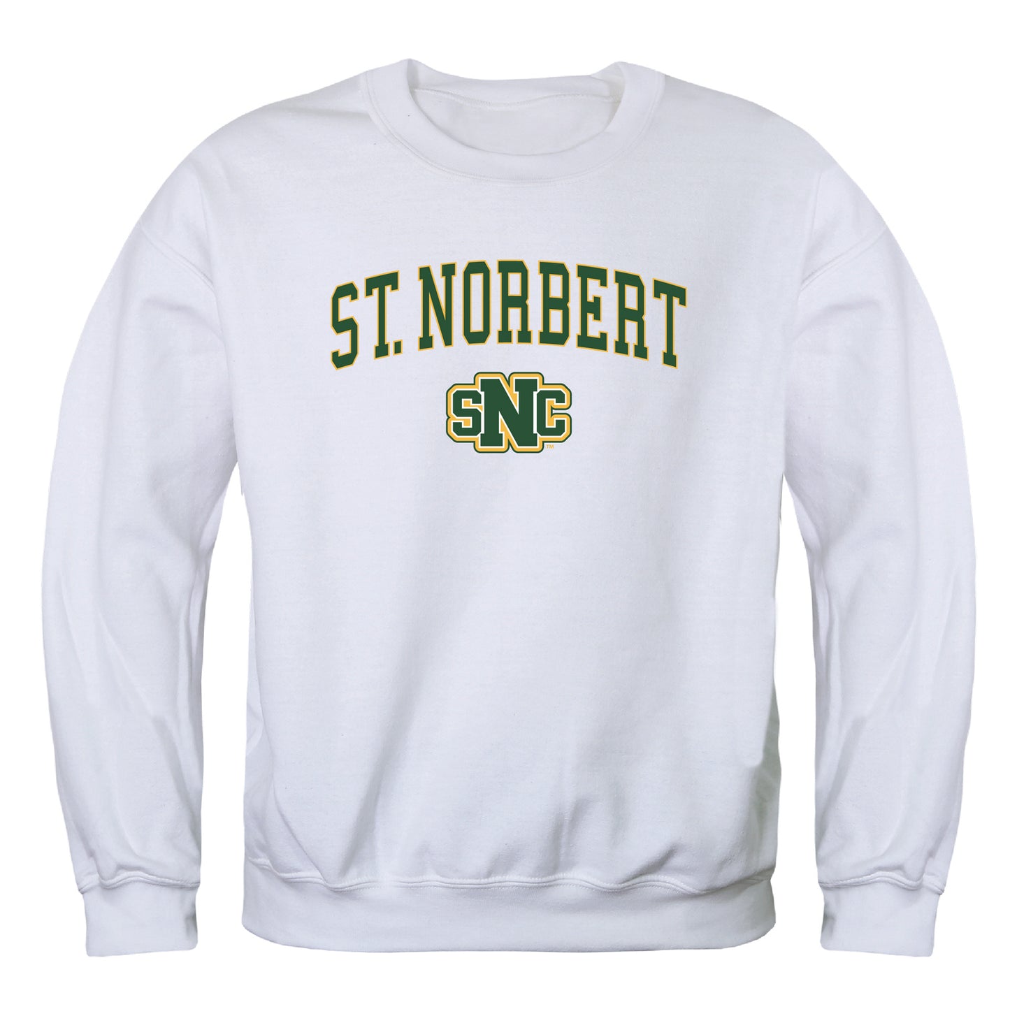 St. Norbert College Green Knights Campus Crewneck Pullover Sweatshirt Sweate