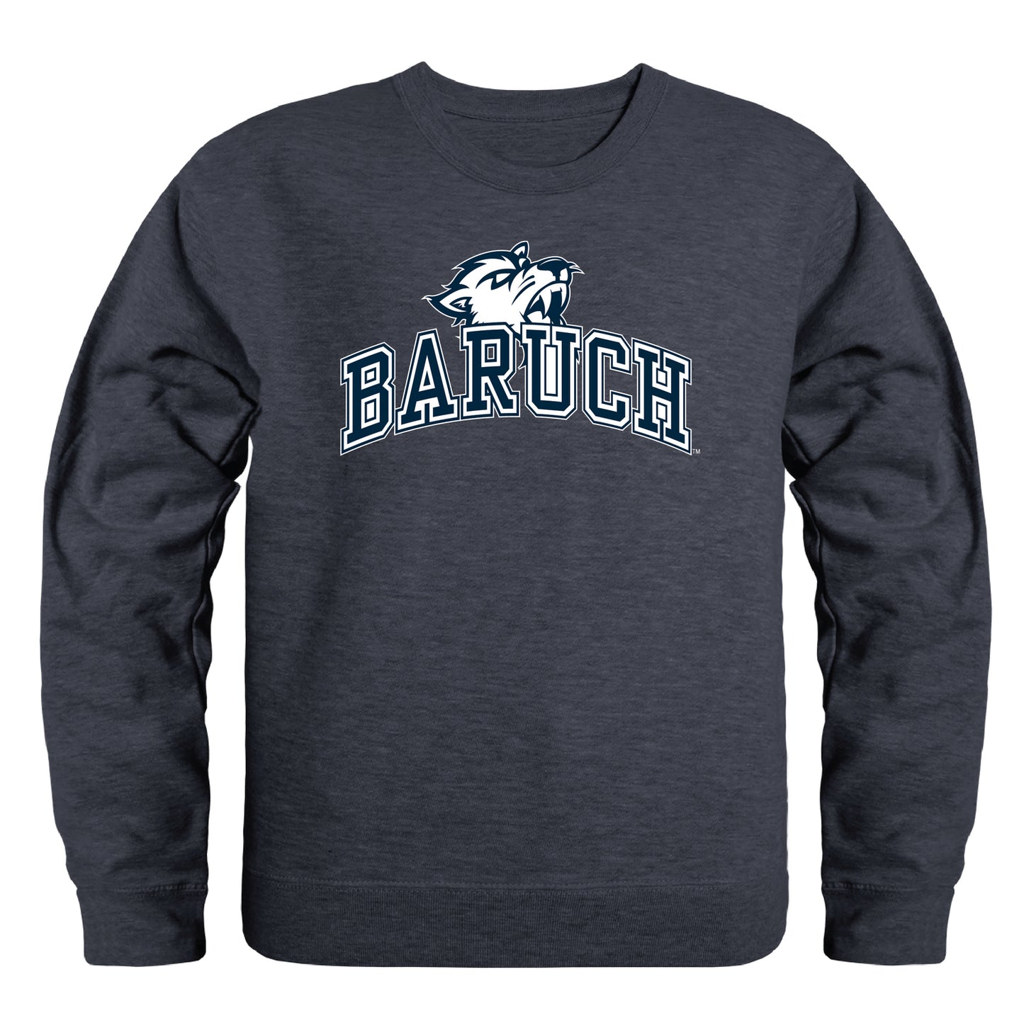 Baruch College Bearcats Campus Crewneck Pullover Sweatshirt Sweate