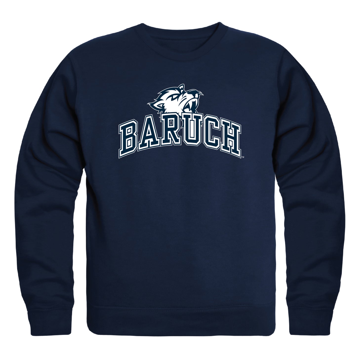 Baruch College Bearcats Campus Crewneck Pullover Sweatshirt Sweate