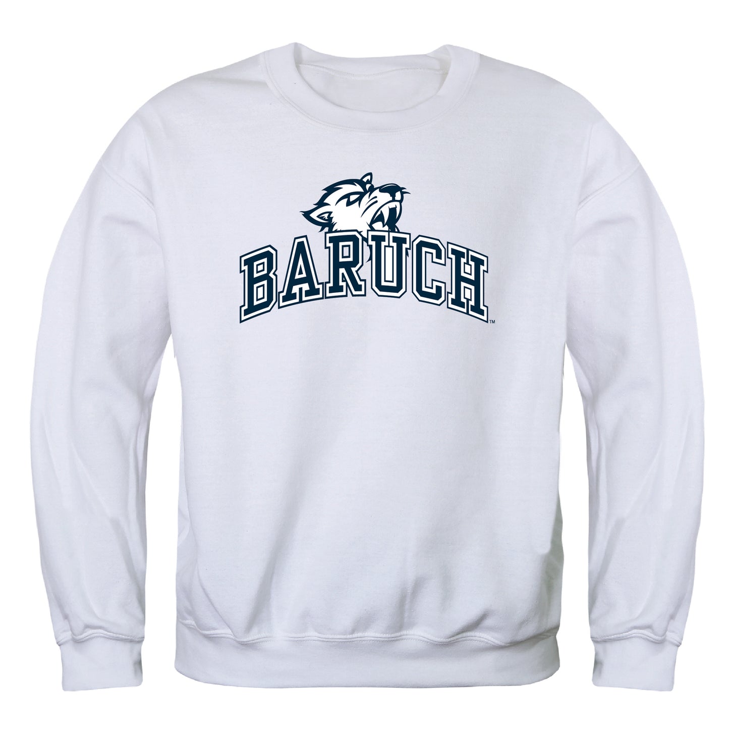 Baruch College Bearcats Campus Crewneck Pullover Sweatshirt Sweate