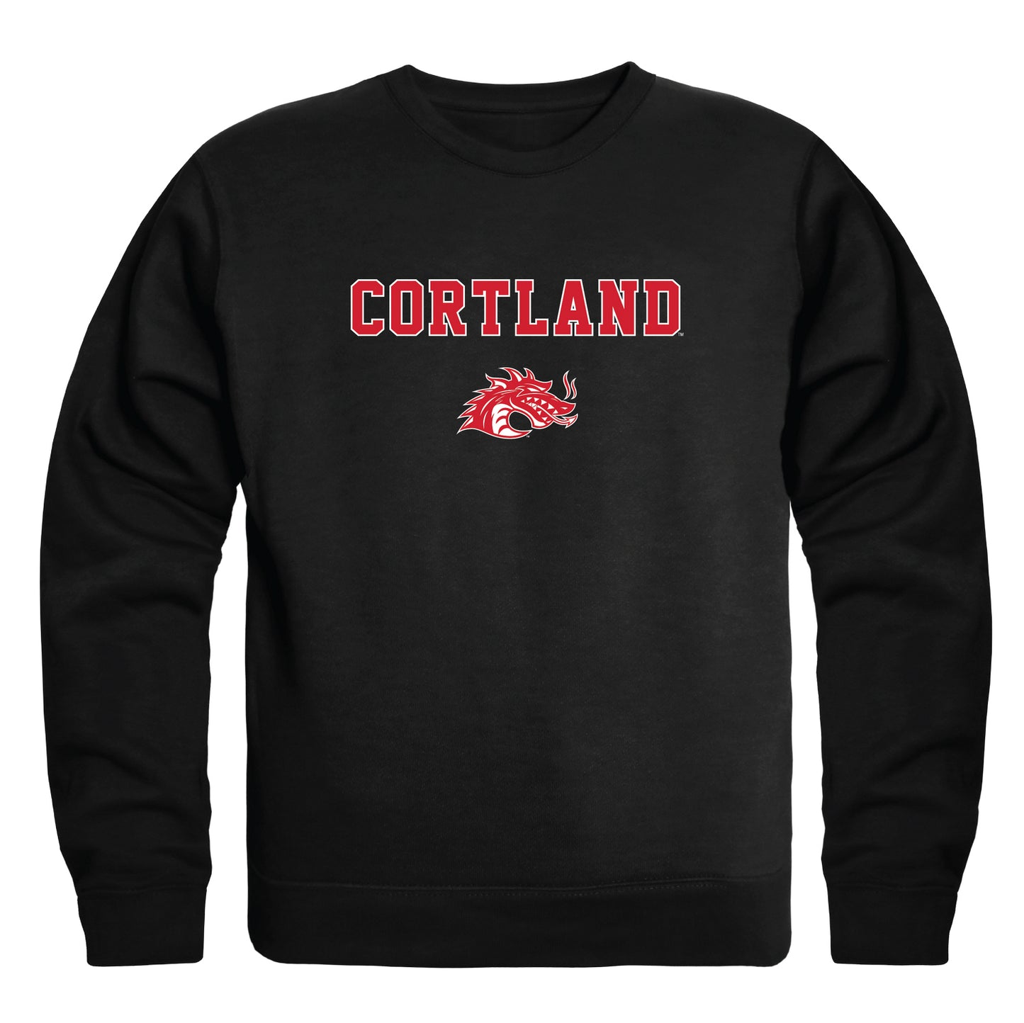 SUNY Cortland Red Dragons Campus Crewneck Pullover Sweatshirt Sweate