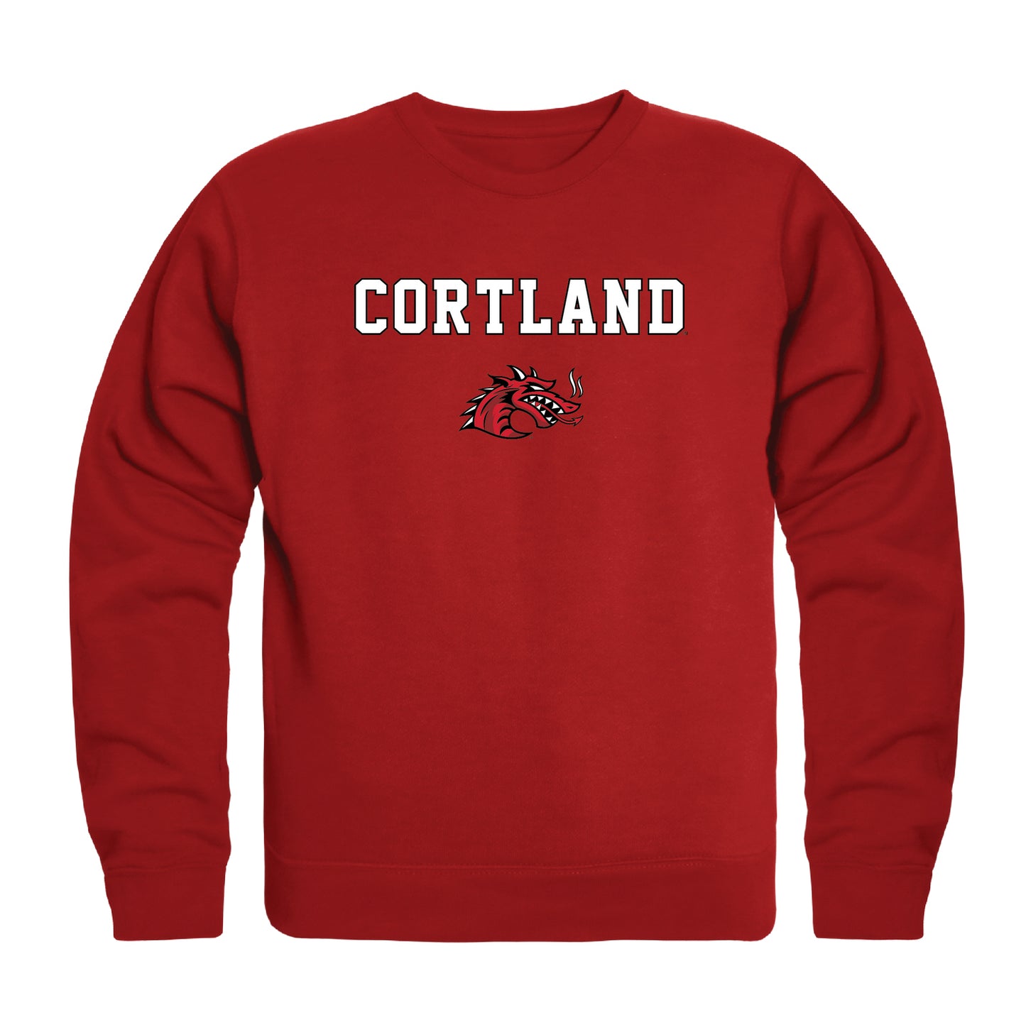 SUNY Cortland Red Dragons Campus Crewneck Pullover Sweatshirt Sweate