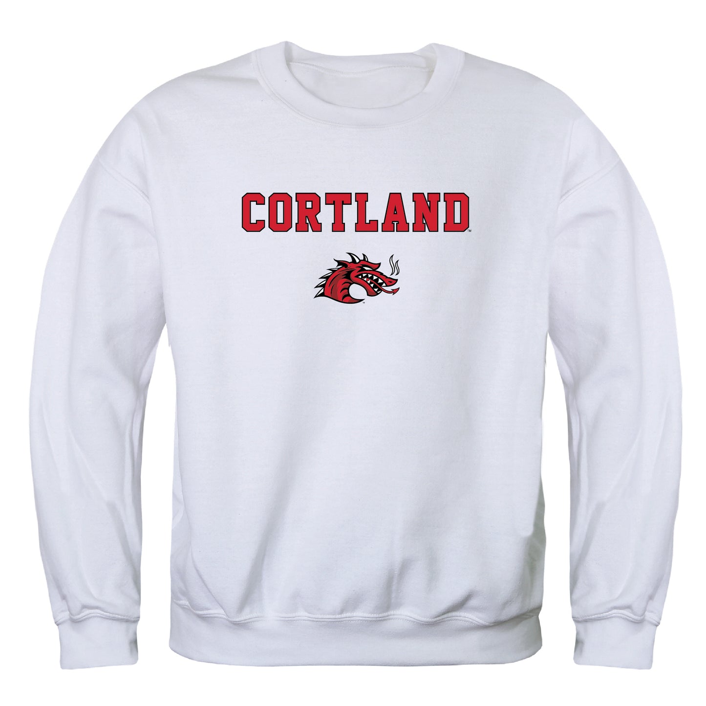 SUNY Cortland Red Dragons Campus Crewneck Pullover Sweatshirt Sweate