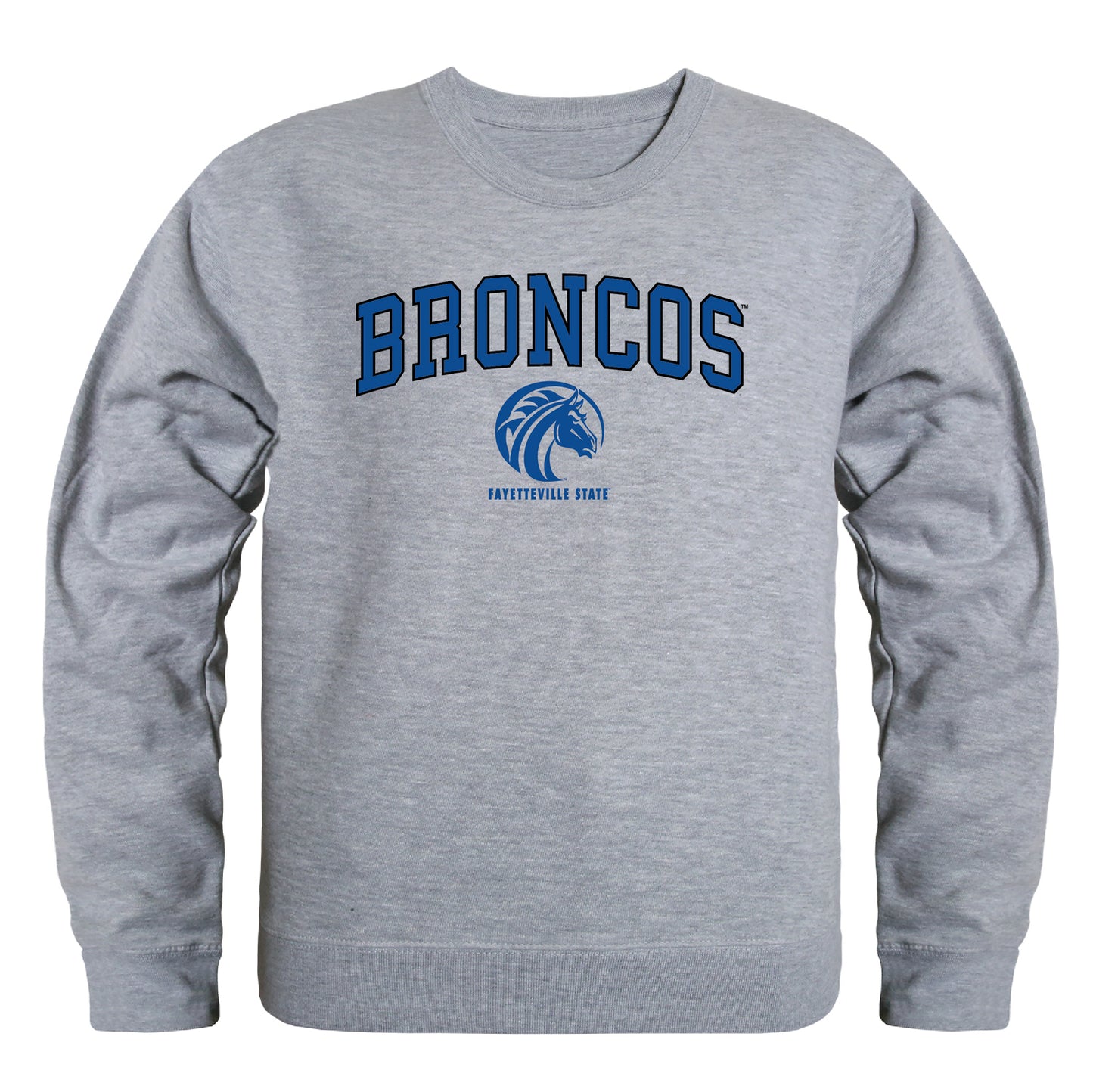 Fayetteville State Broncos Campus Crewneck Pullover Sweatshirt Sweate