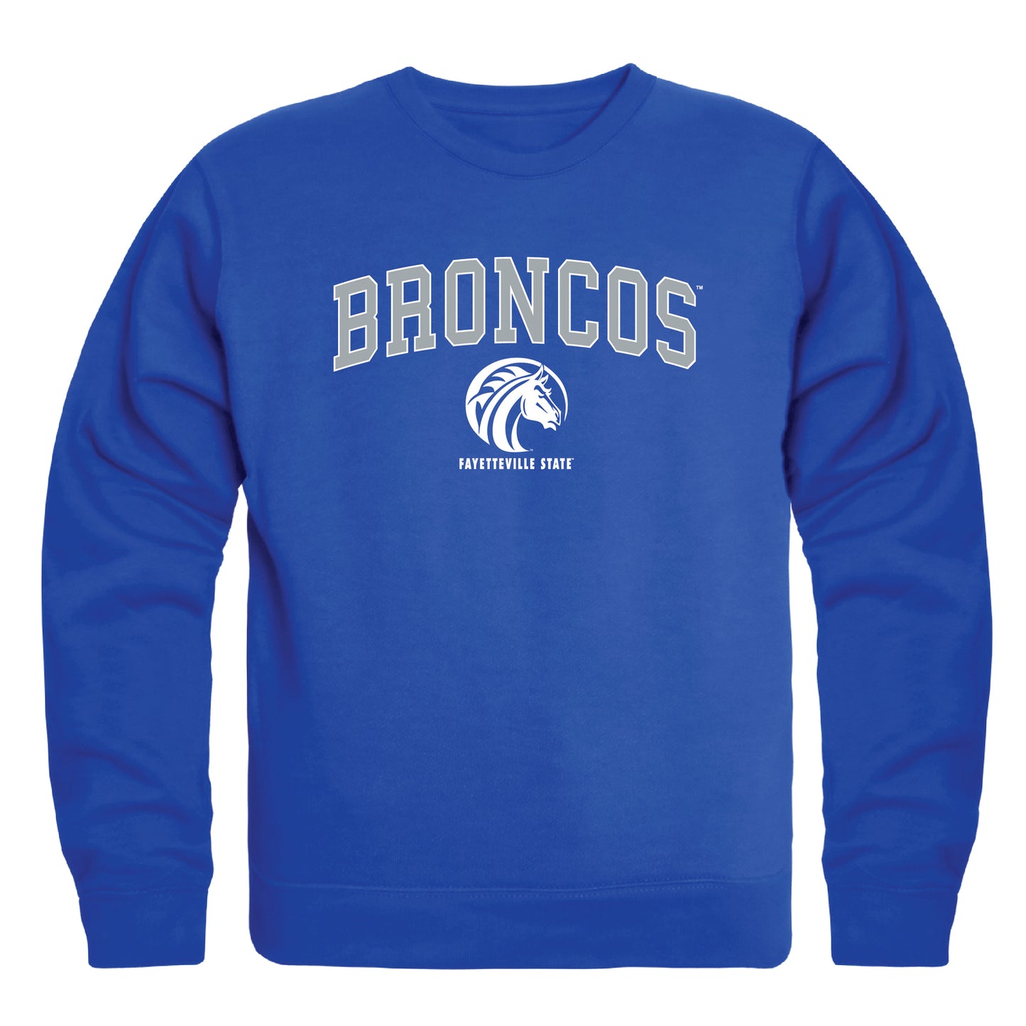 Fayetteville State Broncos Campus Crewneck Pullover Sweatshirt Sweate