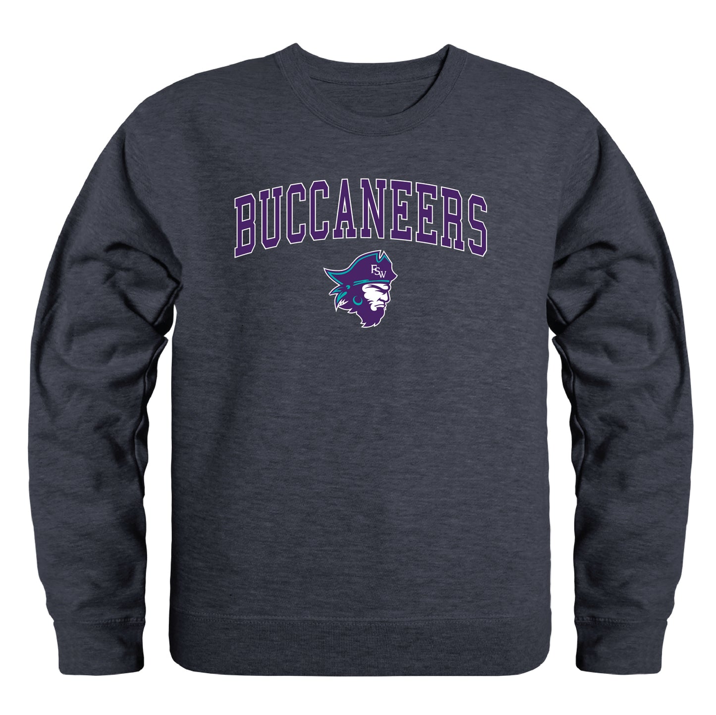 Florida SouthWestern The Buccaneers Campus Crewneck Pullover Sweatshirt Sweate