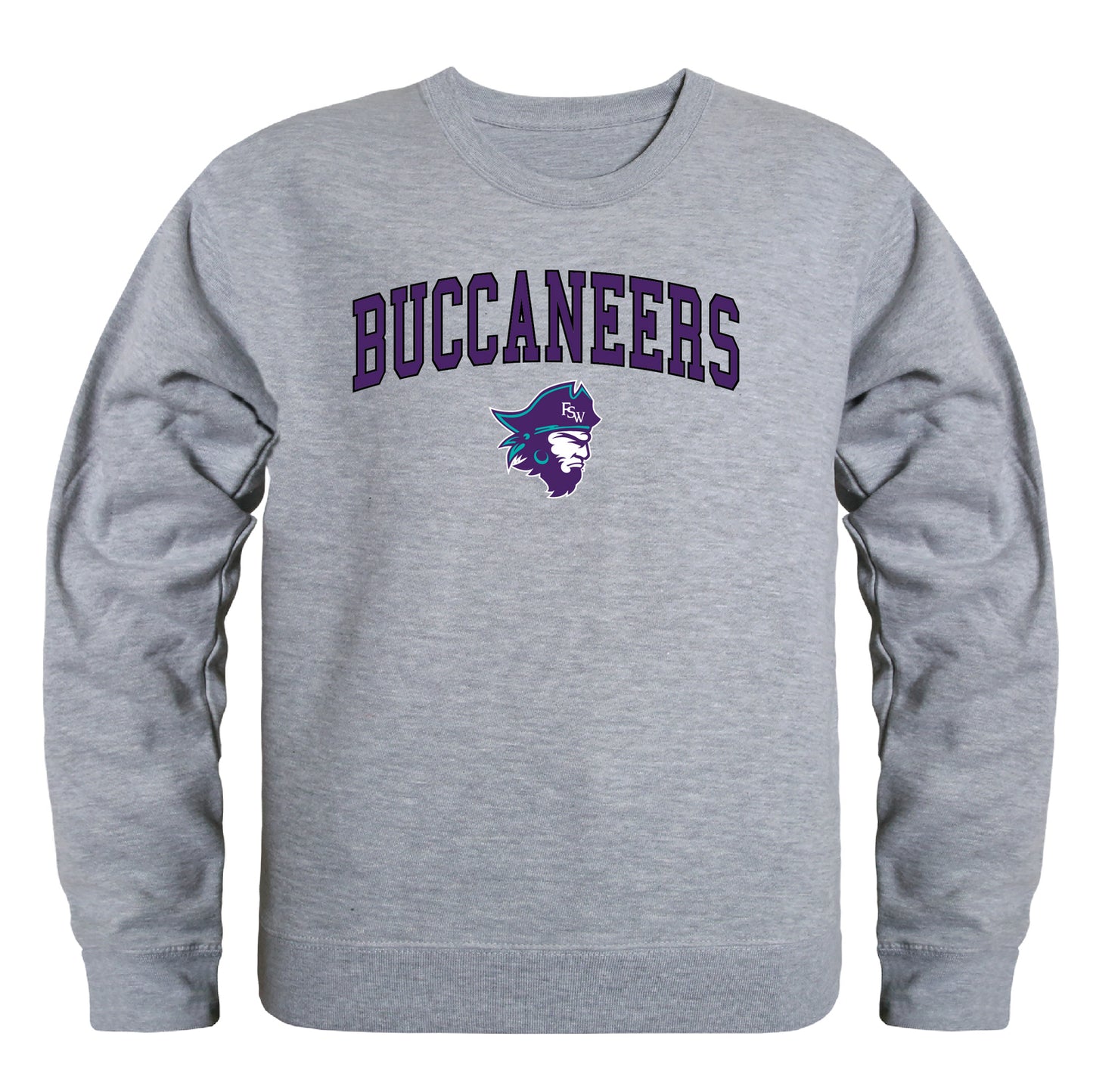 Florida SouthWestern The Buccaneers Campus Crewneck Pullover Sweatshirt Sweate