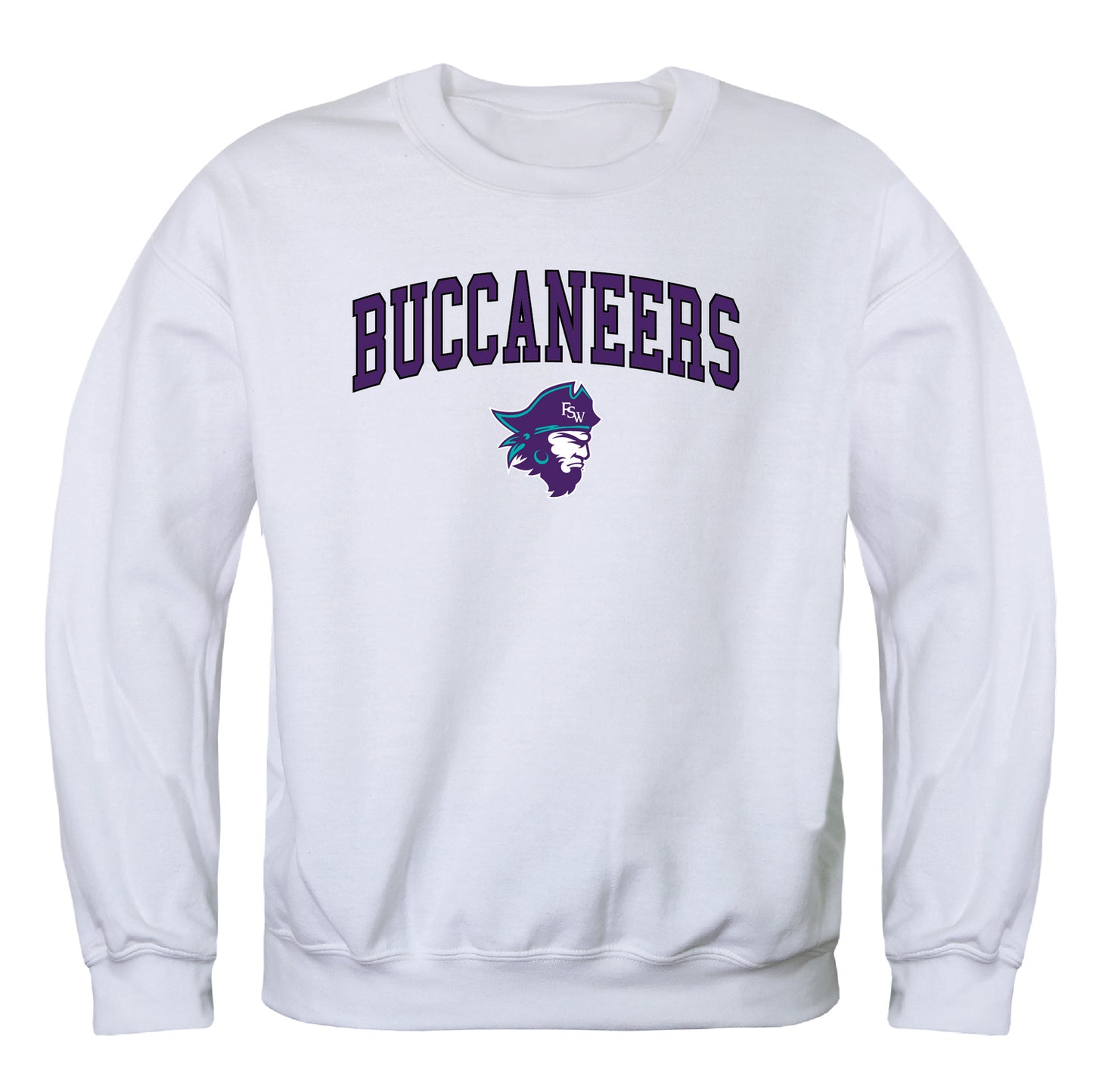 Florida SouthWestern The Buccaneers Campus Crewneck Pullover Sweatshirt Sweate