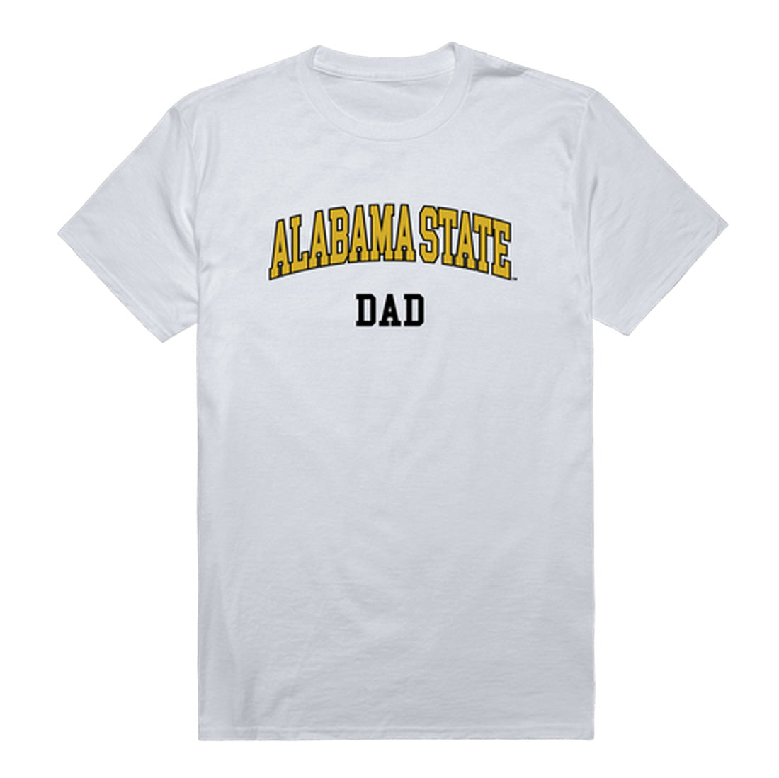 Alabama State University Hornets Dad Tee T-Shirt - Black, Small