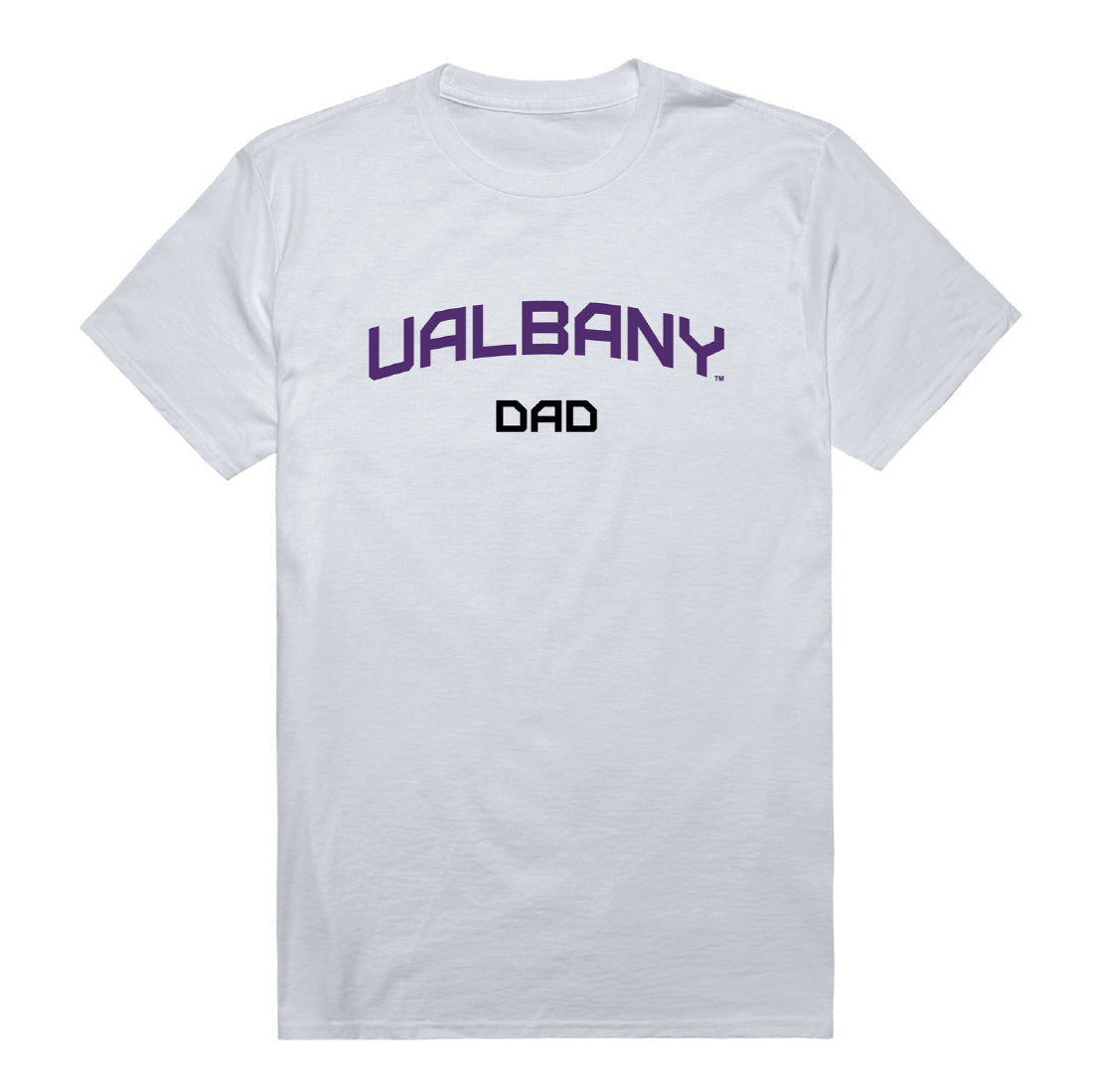 University at Albany Great Danes Dad Tee T-Shirt - Heather Grey, Small