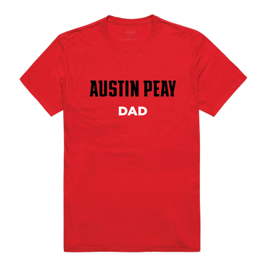 Austin Peay State University Dad Tee T-Shirt - Heather Grey, Small