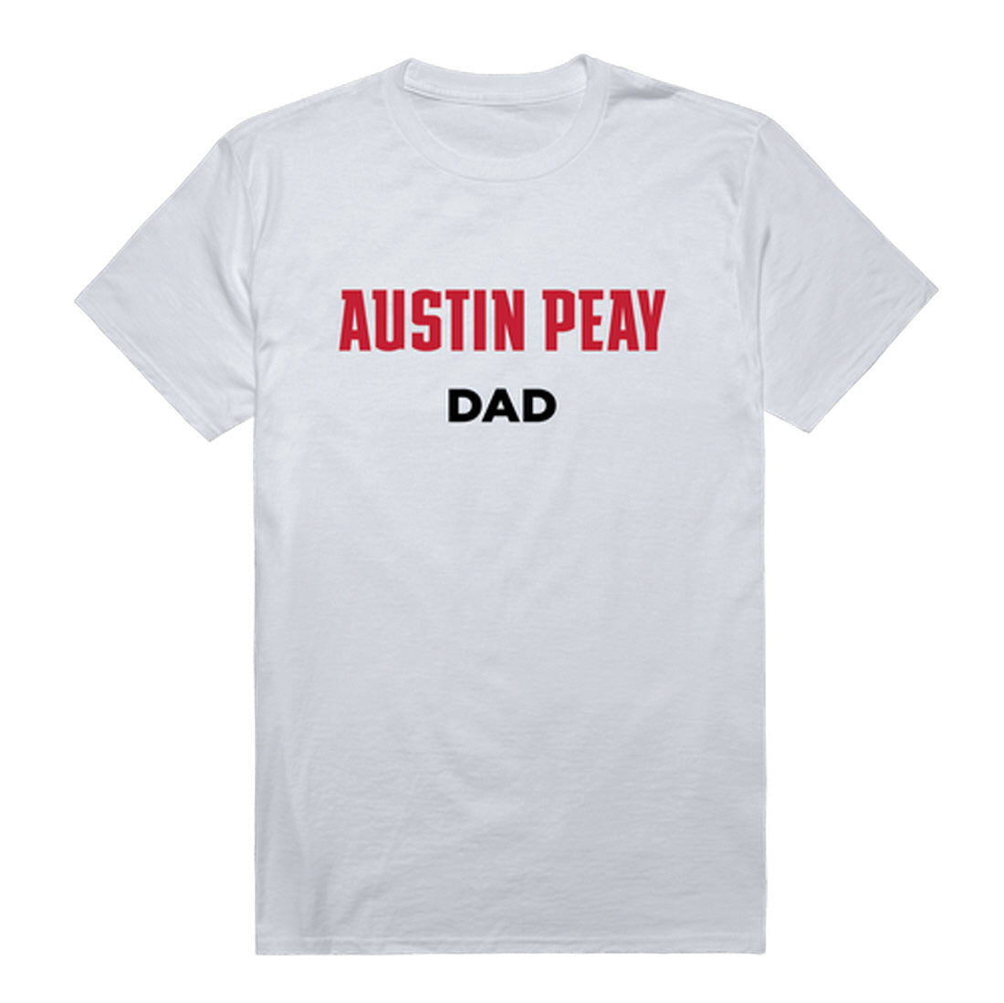 Austin Peay State University Dad Tee T-Shirt - Heather Grey, Small