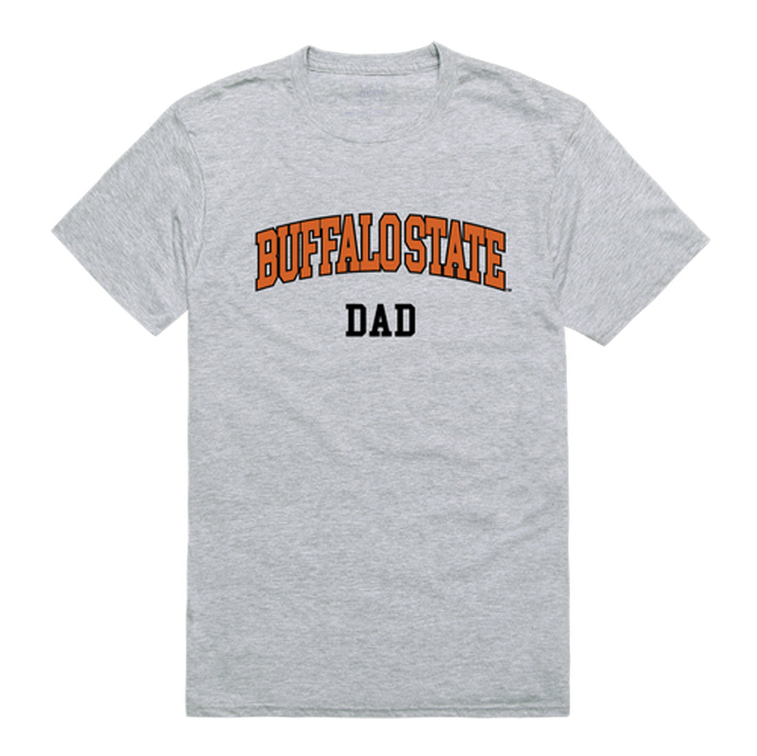 Buffalo State College Bengals Dad Tee T-Shirt - Heather Grey, Small