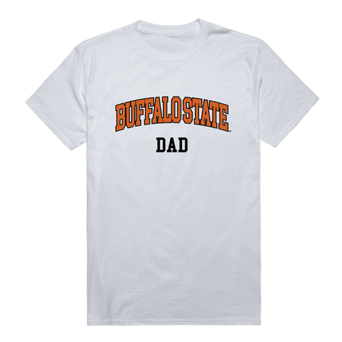 Buffalo State College Bengals Dad Tee T-Shirt - Heather Grey, Small