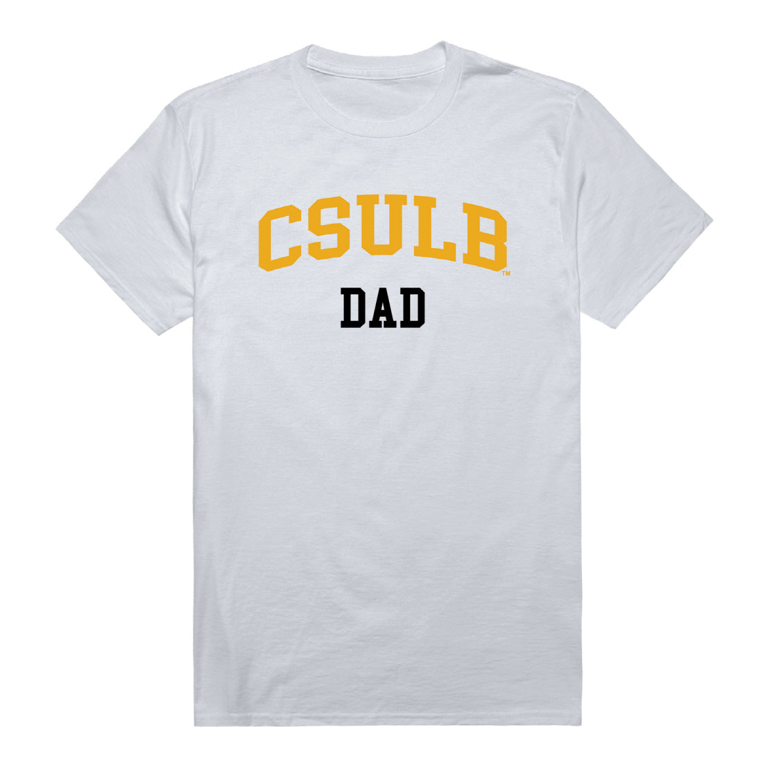 CSULB California State University Long Beach Dad Tee T-Shirt - Black, Small