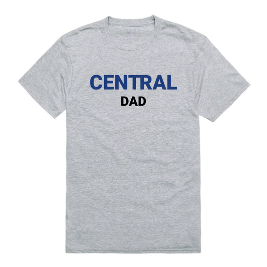 Central Connecticut State University Dad Tee T-Shirt - Heather Grey, Small