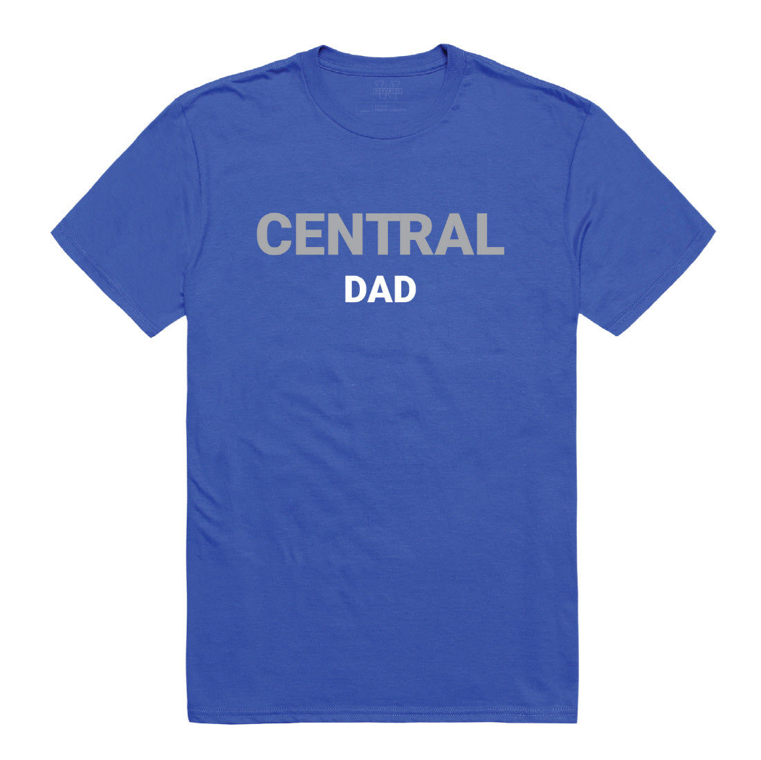 Central Connecticut State University Dad Tee T-Shirt - Heather Grey, Small