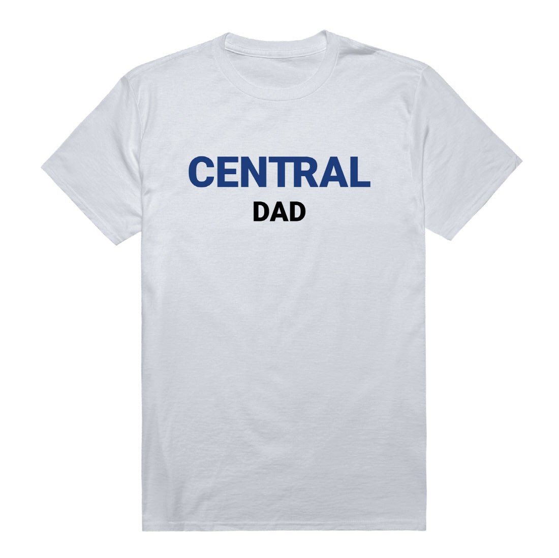 Central Connecticut State University Dad Tee T-Shirt - Heather Grey, Small