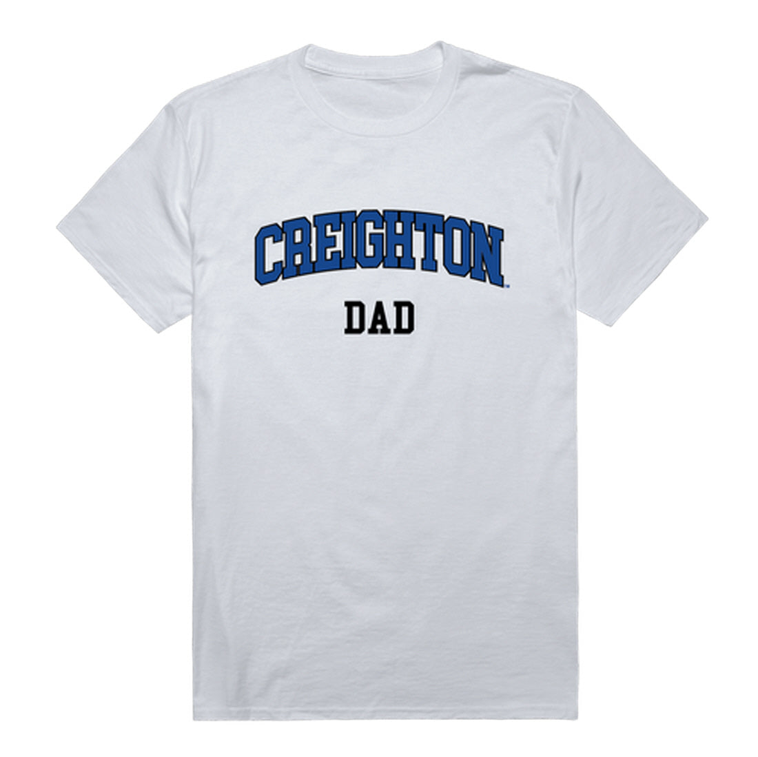 Creighton University Dad Tee T-Shirt - Heather Grey, Small