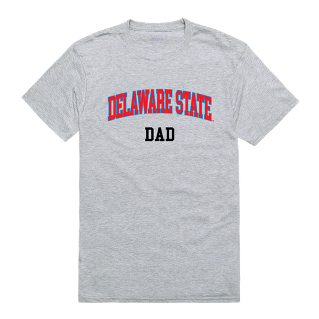 Delaware State University Hornets Dad Tee T-Shirt - Heather Grey, Small