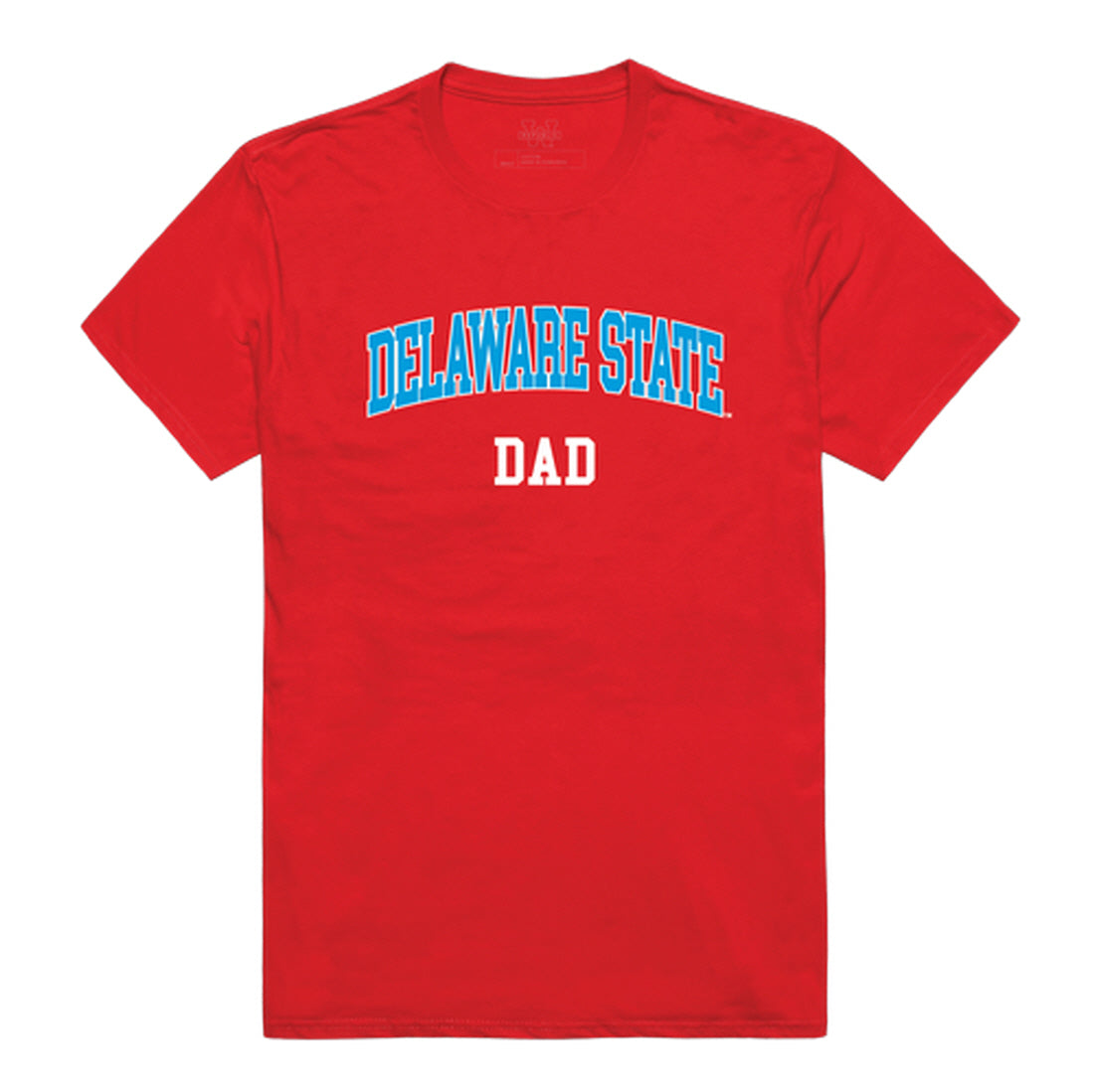 Delaware State University Hornets Dad Tee T-Shirt - Heather Grey, Small