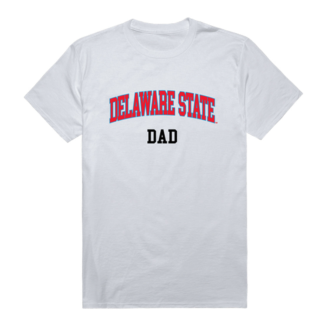 Delaware State University Hornets Dad Tee T-Shirt - Heather Grey, Small