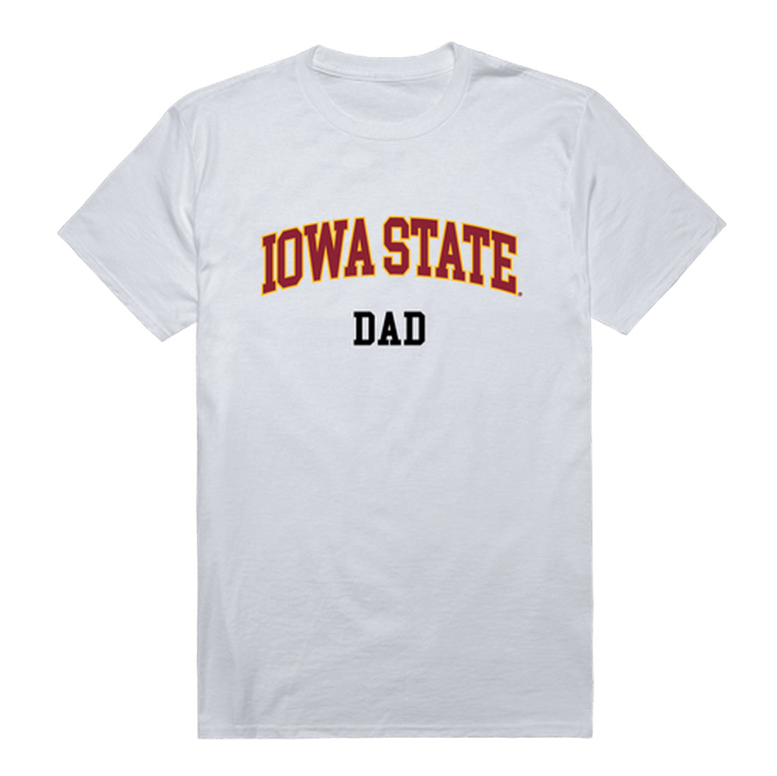 Iowa State University Cyclones Dad Tee T-Shirt - Cardinal, Small