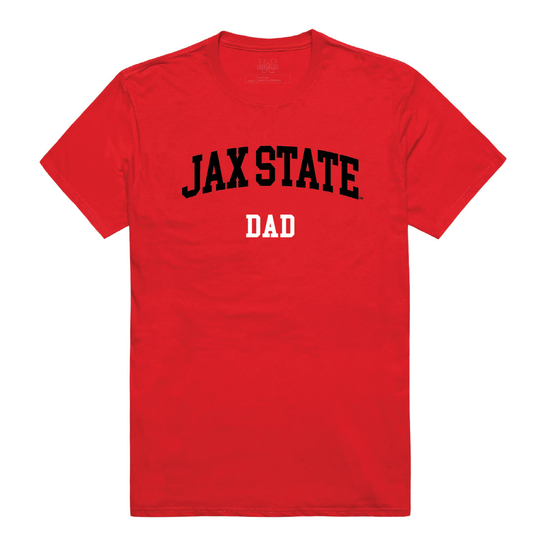 Jacksonville State University Dad Tee T-Shirt - Heather Grey, Small