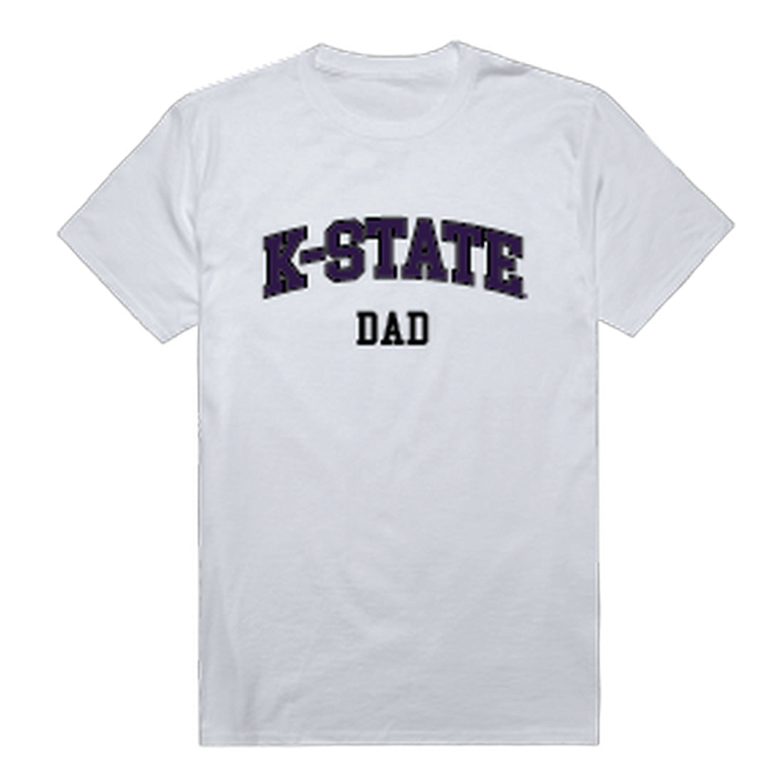 KSU Kansas State University Wildcats Dad Tee T-Shirt - Heather Grey, Small