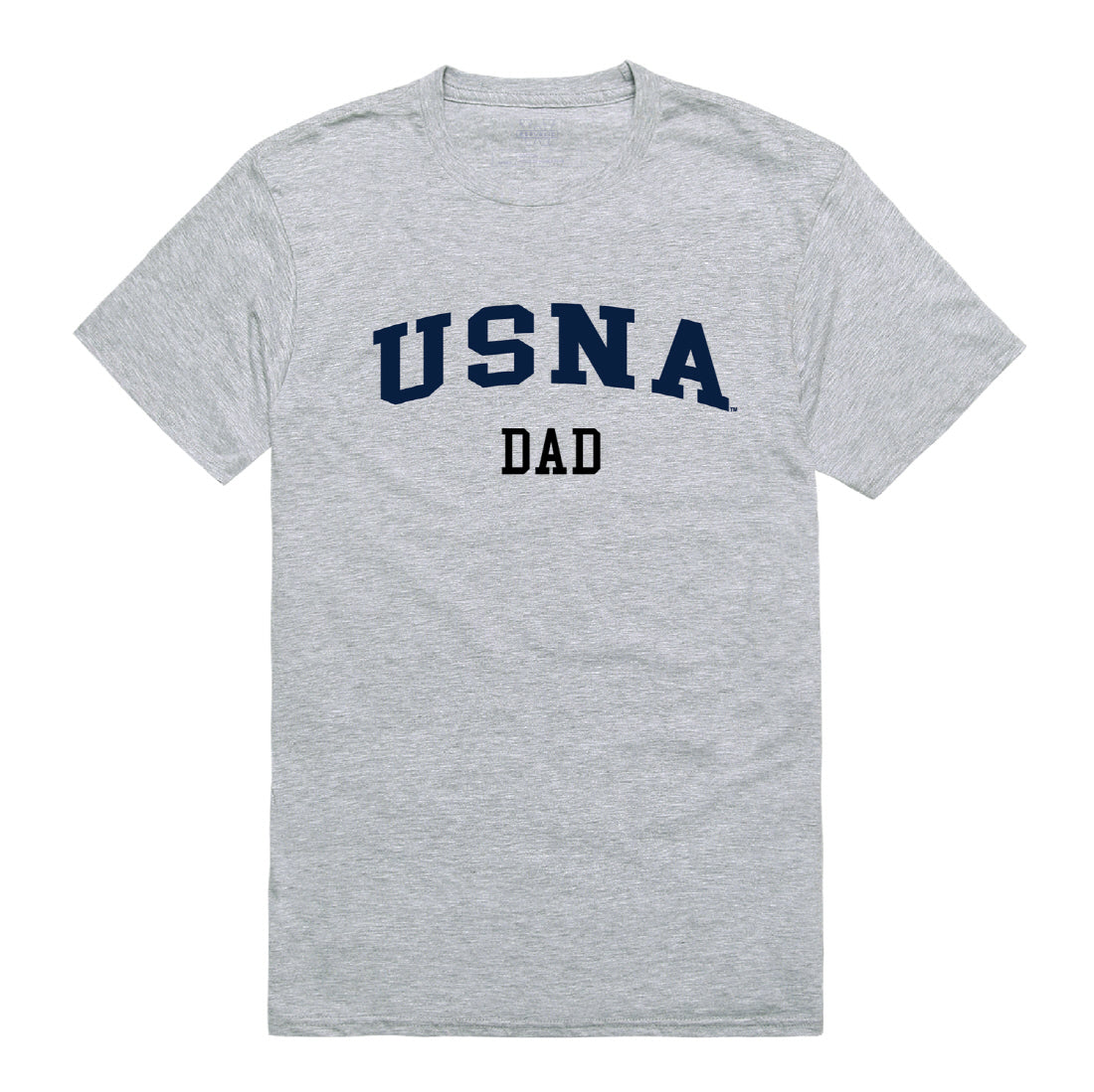 United States Naval Academy Dad Tee T-Shirt - Heather Grey, Small