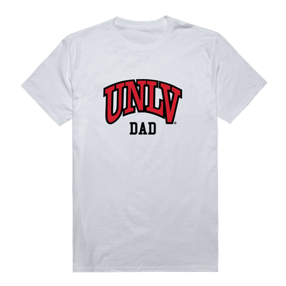 University of Nevada Las Vegas Dad Tee T-Shirt - Heather Grey, Small