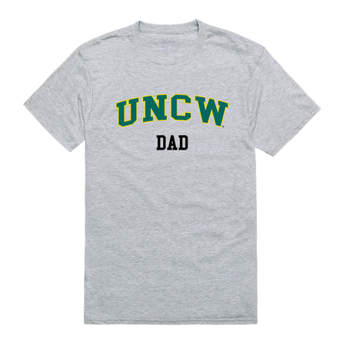 UNCW University of North Carolina Wilmington Seahawks Dad Tee T-Shirt - Heather Grey, Small