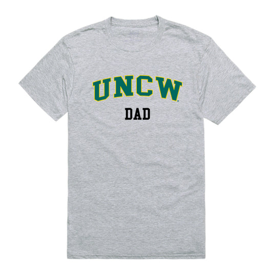 UNCW University of North Carolina Wilmington Seahawks Dad Tee T-Shirt - Heather Grey, Small