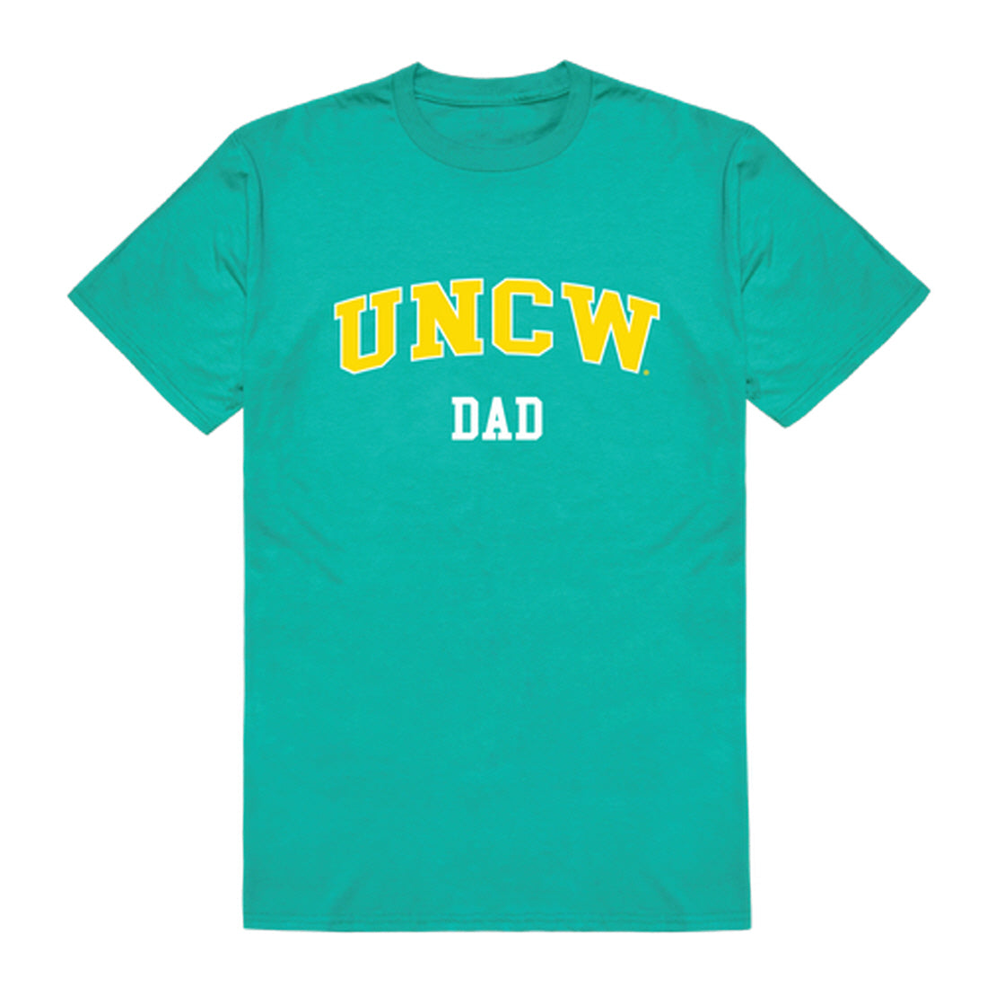 UNCW University of North Carolina Wilmington Seahawks Dad Tee T-Shirt - Heather Grey, Small