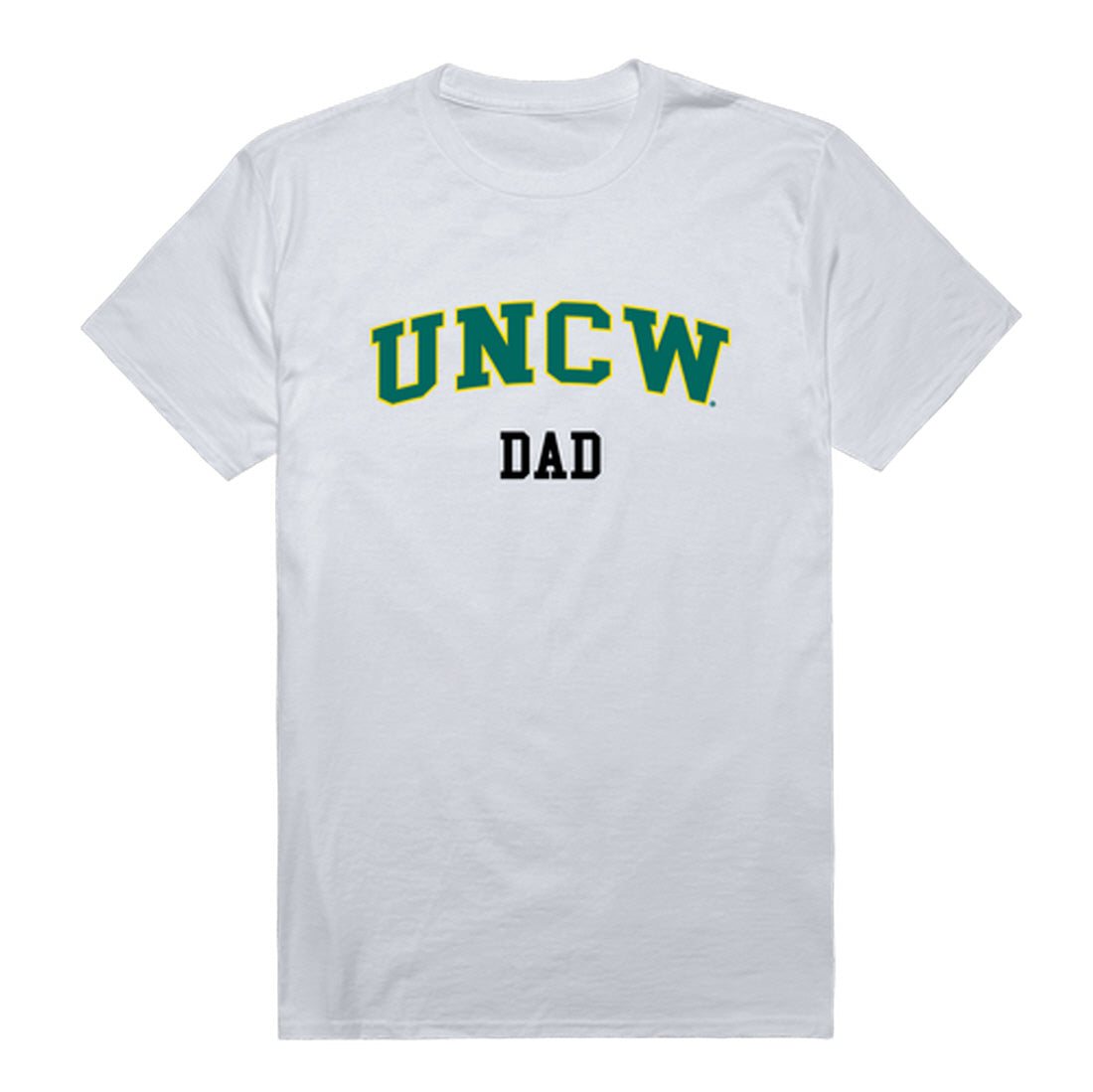 UNCW University of North Carolina Wilmington Seahawks Dad Tee T-Shirt - Heather Grey, Small