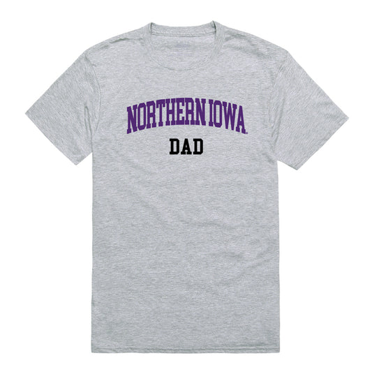 University of Northern Iowa Panthers Dad Tee T-Shirt - Heather Grey, Small