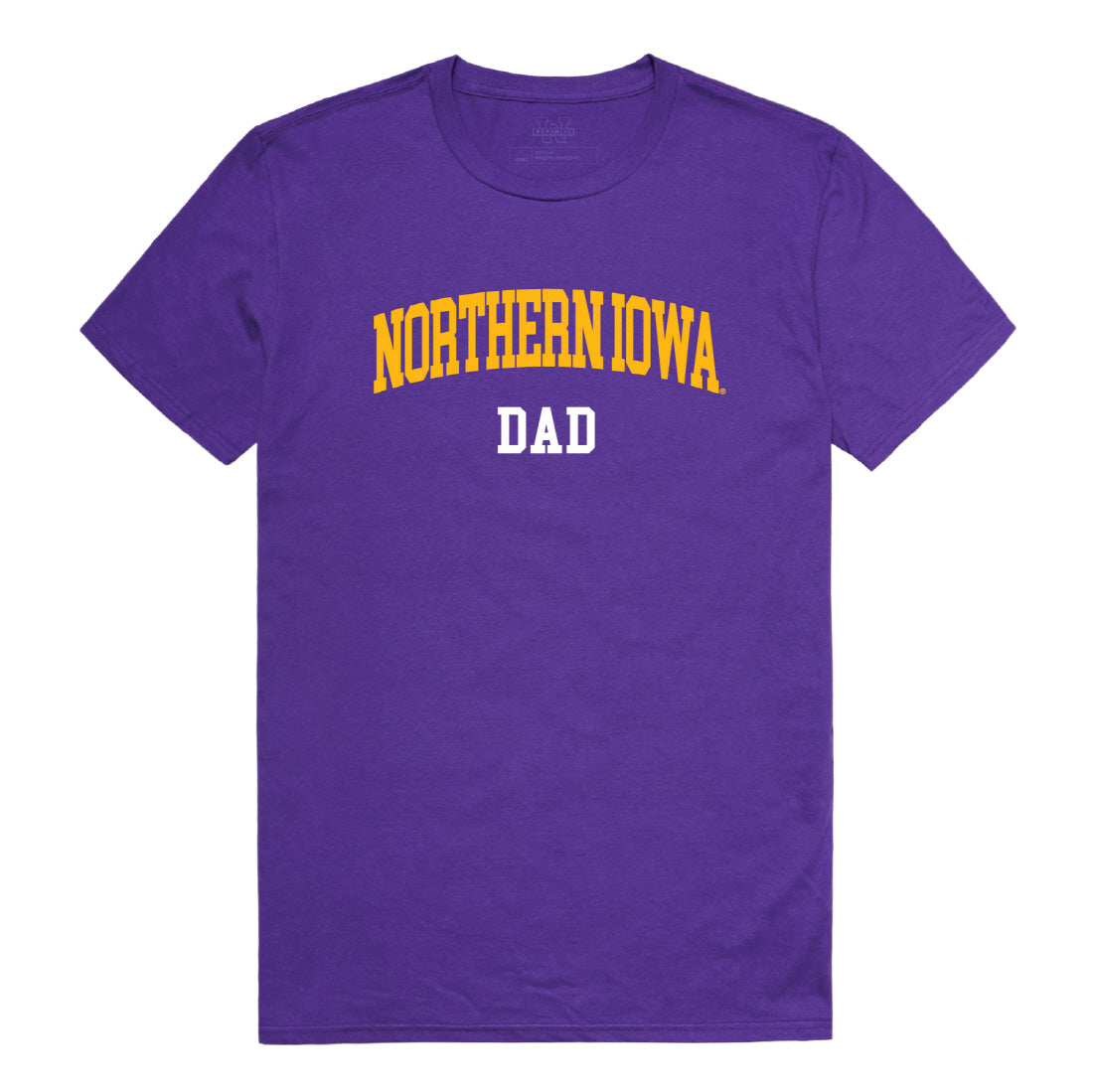 University of Northern Iowa Panthers Dad Tee T-Shirt - Heather Grey, Small